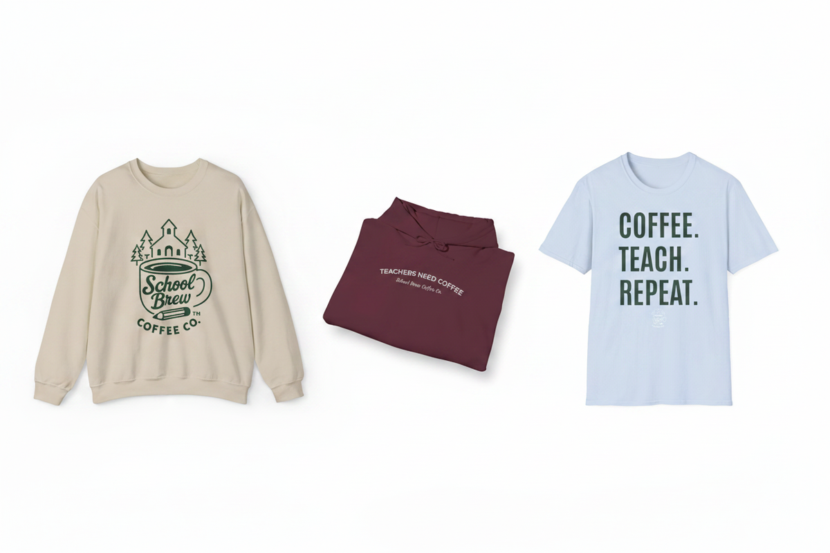 School Brew Merch Banner
